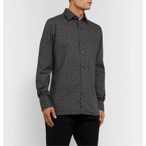 Tom Ford Paisley Print Cotton Lyocell Button Down Shirt Size 41 / 16 - Picture 2 of 14